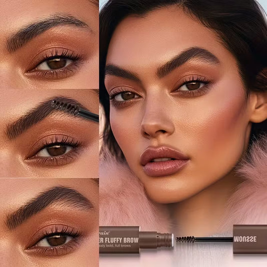 buy one and get one free！Eyebrow Volumizing Mousse, Buildable Soft & Full brows, All-day Wear, Flake Resistant