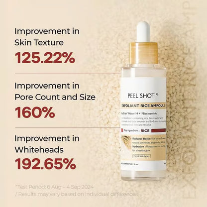 🏆Flash Sale⚡ 50K+ SOLD! Almost Gone-💥🔥Peel Shot Glow Rice Ampoule Duo