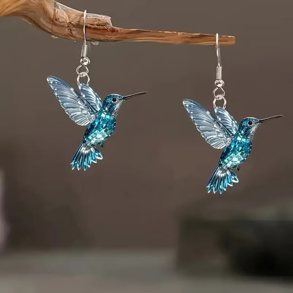 ✨💥Colorful Hummingbird Necklace-👩‍❤️‍👩ELEGANT HUMMINGBIRD NECKLACE🐦