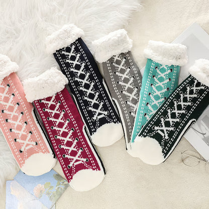 Buy one, get one free！Ultra-thick Slipper Home Socks