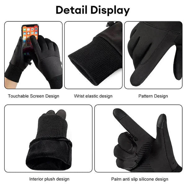 NEW Water Resistant Thermal Winter Gloves ❄️ - Stay dry and warm 🔥🌡️