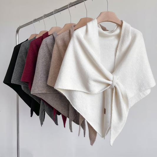 🍂Women's Solid-Color Cashmere Scarf🍁 Casual Soft Comfortable Shawl for Daily Wear