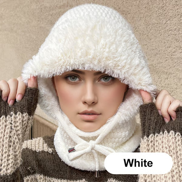 🔥Women's Winter One-Piece Knitted Beanie Scarf Mask 3-in-1 Balaclava